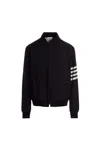 Thom Browne Jackets Blue And Green In Blue