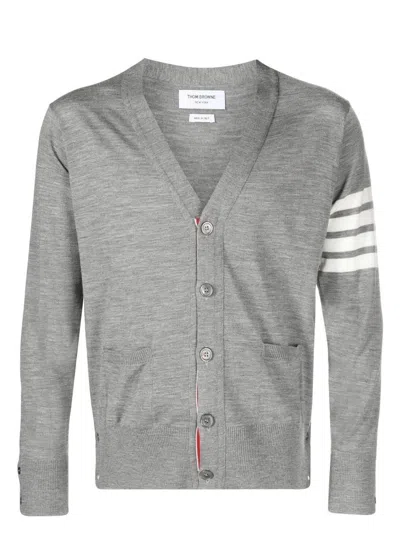 THOM BROWNE MEN'S CARDIGAN 4BAR STRIPE