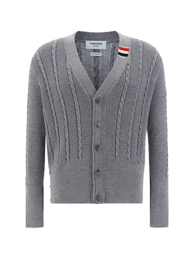 Thom Browne Cardigan  Men Color Grey In Lt Grey