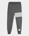 Thom Browne Classic Loopback 4-bar Sweatpants In Gray