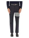 Thom Browne Classic Pants With Martingale In Black