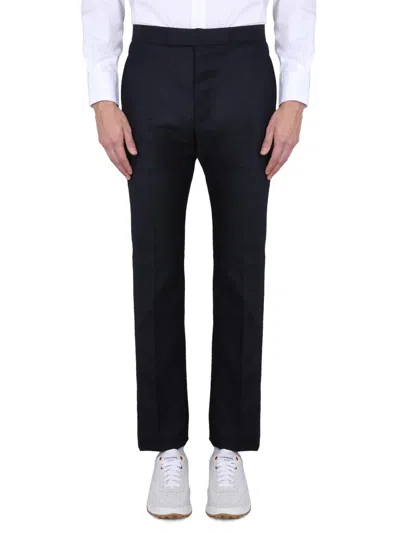Thom Browne Men Classic Pants In Blue