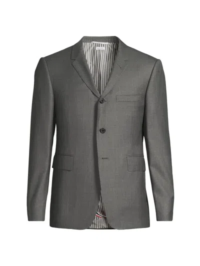 Thom Browne Men's Classic Wool Super 120s Wool Sport Jacket In Gray