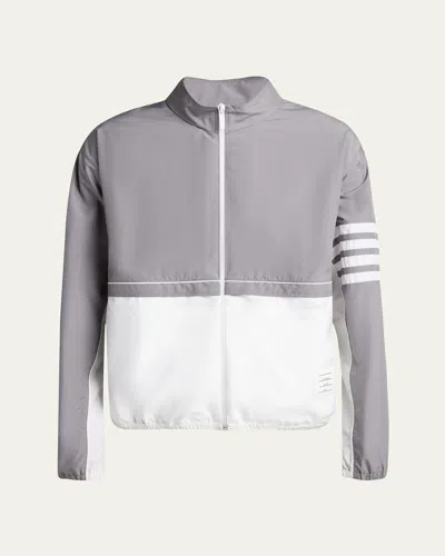 THOM BROWNE MEN'S COLORBLOCK RIPSTOP JACKET