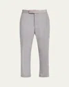Thom Browne Men's Corduroy Straight-leg Pants In Light/pastel Grey