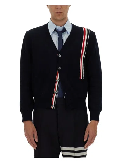 THOM BROWNE MEN'S COTTON CARDIGAN
