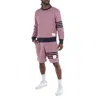 Thom Browne Checked Jacquard Crew-neck Sweatshirt In Multi