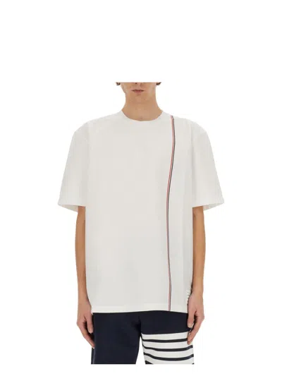 THOM BROWNE MEN'S COTTON CLOTHING T-SHIRTS AND POLOS