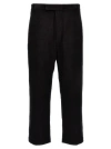 Thom Browne Utility Garment Dyed Chino Pants In Black