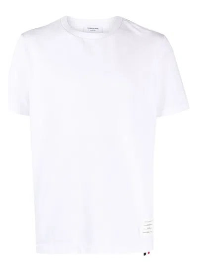 Thom Browne Men's Cotton Pique T-shirt In White