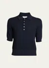 Thom Browne Rwb Polo In Navy