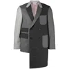 Thom Browne Men's Dark Grey Funmix Twill Sport Coat In Grey