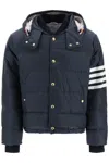 Thom Browne Navy Down Jacket In Blue
