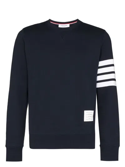 THOM BROWNE MEN'S FELPA CON INTARSIO 4BAR STRIPE