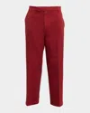 Thom Browne Cotton Twill Crop Chinos