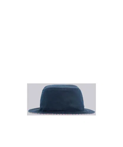 Thom Browne Men's Hat In Blue