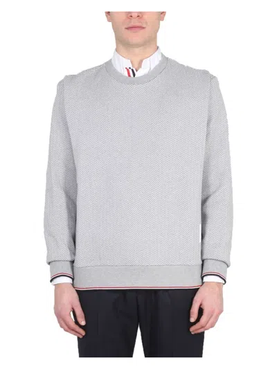 THOM BROWNE MEN'S HERRINGBONE JERSEY