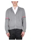 Thom Browne Men's Hoodie In Grey
