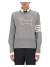 Thom Browne Men's Jersey Hector In Grey