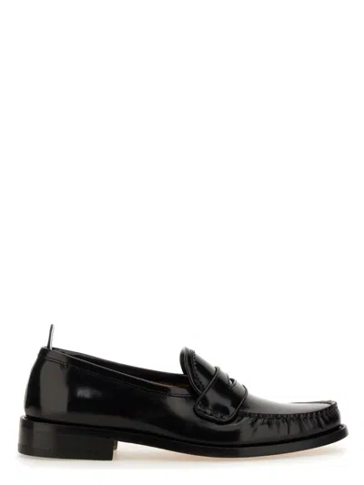 THOM BROWNE MEN'S LEATHER LOAFER