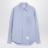 Thom Browne 'oxford Signature Striped Shirt In In Blue