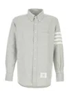 Thom Browne Classic Button-down Long-sleeve Shirt With Three-stripe Detail