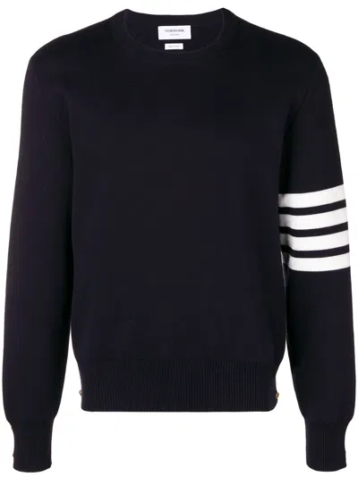 THOM BROWNE MEN'S MAGLIA CON INTARSIO 4BAR STRIPE SWEATER