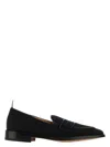 Thom Browne Midnight Blue Fabric Loafers