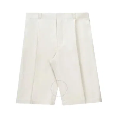 Thom Browne Men's Natural White Unconstructed Single Pleat Shorts