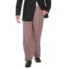 Thom Browne Men's Overcheck Hunting Tweed Single Pleat Trouser