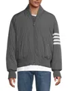 Thom Browne Men's Oversized Down Jacket In Medium Grey