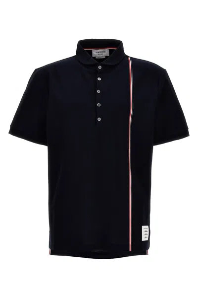Thom Browne Men 'rwb' Polo Shirt In Black