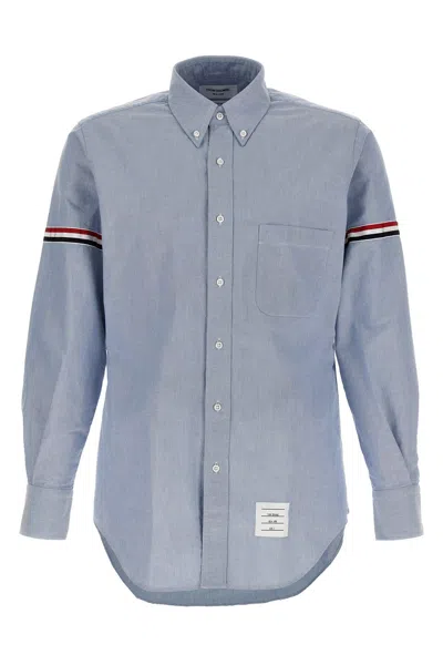 Thom Browne Cotton Shirt In Blue