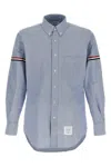 Thom Browne Man Shirt Light Blue Size 2 Cotton In Blue