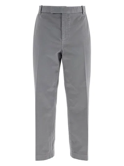 THOM BROWNE MEN'S RWB STRIPE COTTON CHINOS PANT