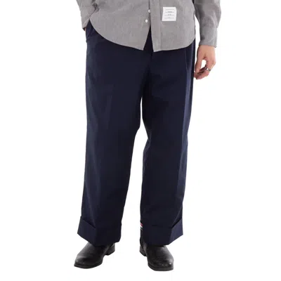 THOM BROWNE MEN'S RWB-STRIPE TAILORED TROUSERS