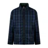 Thom Browne Wool Blend Check Reversible Puffer Jacket