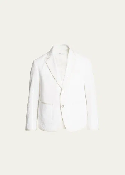 Thom Browne Men's Seersucker Sport Coat In White