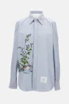 Thom Browne Cotton Embroidered Scenic Goose Shirt
