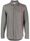 Thom Browne Men's Shirt Jacket In Grey
