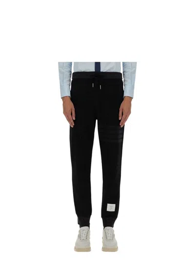 THOM BROWNE MEN'S SILK AND COTTON PANTS