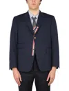 Thom Browne Men's Single-breasted Jacket In Blue