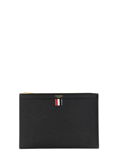 Thom Browne Men Small Document Holder In Black