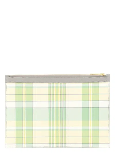 Thom Browne Men's Small Document Holder In Green