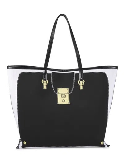 Thom Browne Men's Small Mrs. Thom Jaquard-knit Panel Tote Bag In Multi