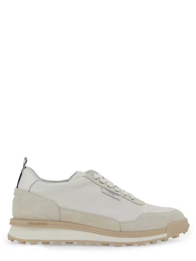 Thom Browne Men Sneaker Con Logo In White