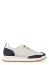 Thom Browne Tech Runner In Fine Kid Suede In Blue