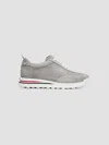 Thom Browne Tech Runner Sneakers In Silver
