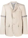 THOM BROWNE CLASSIC TAILORED BLAZER WITH NOTCHED COLLAR