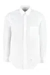 Thom Browne Classic L/s Bd Pc Shirt Cotton Shirt In White